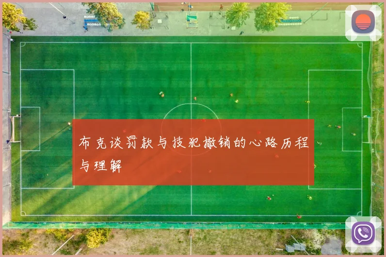 布克谈罚款与技犯撤销的心路历程与理解